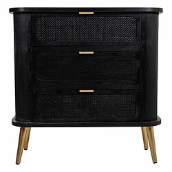 Avis Commode Alexandra House Living Noir Bois MDF 35 x 81 x 80 cm