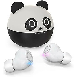 Avis Chrono Chronus Enfants Écouteurs Sans Fil Halloween Mignon Petit Diable Écouteurs pour Enfants Adultes Réduction du Bruit Bluetooth 5.0 Étanche Sport TWS Casque Stéréo avec Micro Intégré pour iPhone/Android(noir)