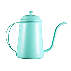 cafetière inox infuseur main goutte à goutte bec étroit bouilloire 700ml vert menthe pas cher