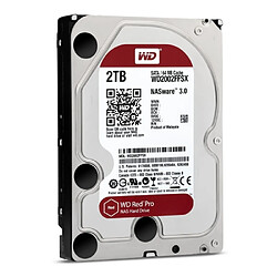 Avis Western Digital WD Red Pro Disque Dur HDD Interne 2To 3.5" 7200tr/min SATA Rouge