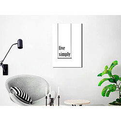 Artgeist Tableau - Minimalistic Motto (1 Part) Vertical [80x120]