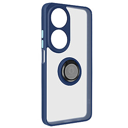 Avizar Coque pour Honor 90 Smart Bague Métallique Support Vidéo Bleu