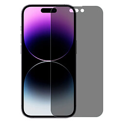 Protecteur écran en verre trempé NORTHJO 28 degrés, anti-espion 0.3mm 2.5D pour votre iPhone 14 Pro Max - transparent