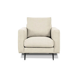 MAISON AUBERTIN Fauteuil Caruso Tissu Beige 1 Place