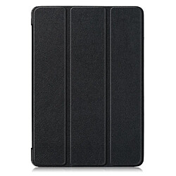 Etui en PU avec support tri-pliure noir pour votre Apple iPad 10.2 (2019)