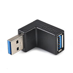 Acheter Usb 3.0 Un Mâle à Rallonge Femelle 90 Degrés à Angle Droit Pour Étendre Câble Existant ou Changer Type D'interface