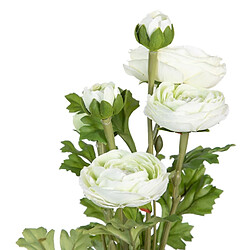 BigBuy Home Plante décorative Polyester Polyéthylène Fer Fleur 12,5 x 12,5 x 37 cm