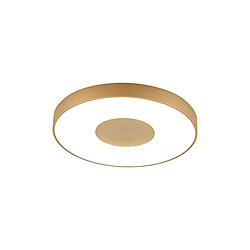 Inspired Coin Rond Plafond 80W LED Avec Télécommande 2700K-5000K, 3900lm, Or, 3 ans de Garantie