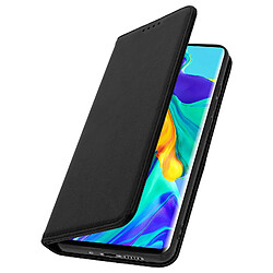 Avizar Housse Huawei P30 Pro Étui Porte-cartes Support Stand Silicone noir