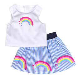 Tenue Rainbow Top & Jirt pour poupée TEAMSON KIDS