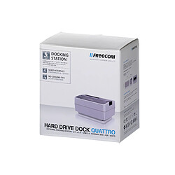 Avis Freecom Hard Drive Dock Quattro Noir, Argent