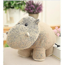 Universal 20 cm Mini Head Hippo Elephant En peluche jouet doux dessin animé Animal Hippopotamus Polaire en peluche mignon