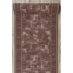 Acheter RUGSX TAPIS DE COULOIR ANTIDÉRAPANT TRIBE marron 80cm 80x400 cm