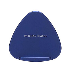 Justgreenbox Mini support de support de chargeur sans fil rapide pliable portable reconnaissance intelligente Qi, Bleu