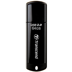 Transcend JetFlash 350 Clé USB 64Go 65Mo/s USB 2.0 Type-A Noir