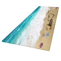 Avis Tapis Tapis De Sol Tapis Home Strip Moderne Bleu Clair 40x120cm