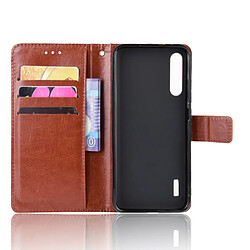 Acheter Wewoo Housse Coque en cuir à rabat horizontal Texture rétro Crazy Horse pour Xiaomi CC9e / A3avec porte-cartes et fentes cartes et cadre photo Marron