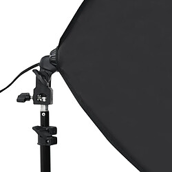 Avis vidaXL Lampes de studio professionnelles 2 pcs 40x60 cm Acier Noir