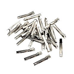 Avis 10/30 / 100Pièce Alligator Dents Pince À Cheveux Plat Simple Broche Pince À Cheveux 30Pcs