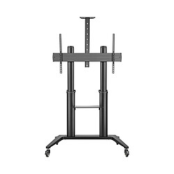 Acheter Kimex Support mobile pour écran Visioconférence 70''-120'', Hauteur 125-160cm, noir