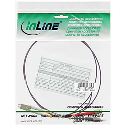 Câble duplex optique en fibre InLine® LC / ST 50 / 125µm OM4 5m