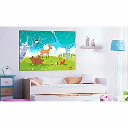 Paris Prix Tableau Imprimé Friendly Animals Wide 60 x 90 cm