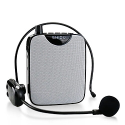 Universal Amplificateur vocal portable haut-parleur sans fil microphone mini hi-fi audio auxiliaire radio FM stéréo haut-parleur pour l'enseignant | haut-parleur portable (fil noir UE prise)