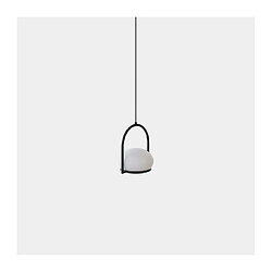 Leds C4 Suspension Coco Polycarbonate,aluminium,acier blanc noir 1 ampoule 190cm