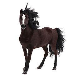 simulation peluche cheval en peluche animal peluche décor à la maison ornement pas cher