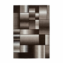 Paris Prix Tapis Tissé à Poils Courts Broadway III Marron & Beige 80 x 150 cm