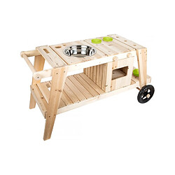 Legler Cuisine plein air extérieure pour enfant en bois 104 x 59 x 54 cm