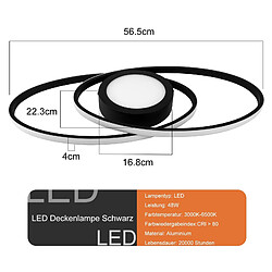 Acheter ZMH LED Ceiling Light Dimmable Modern 48W With Remote Control Hallway