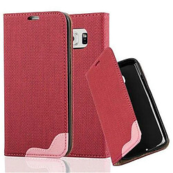 Cadorabo Coque Samsung Galaxy S6 EDGE Etui en Rouge