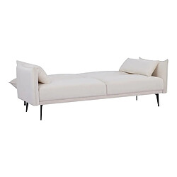 Acheter Atmosphera, Createur D'Interieur Canapé convertible 3 places beige - L207xP86xH87,5cm - Azeli+Atmosphera Créateur d'intérieur