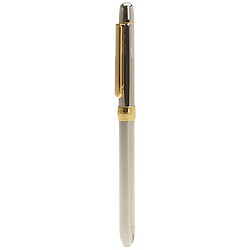 stylo à encre liquide Milan 1772601 1 mm Blanc Argenté