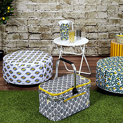 The Home Deco Factory Panier pique-nique fraicheur Zeste 25L.