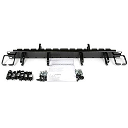 StarTech.com Panneau de gestion de câbles horizontal 1U 19"" pour rack - Guide pour câbles avec grands anneaux pas cher