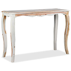 Maison Chic Table console | Meuble d'entrée | Table d'appoint Bois de Sesham massif 110 x 40 x 76 cm -GKD73842