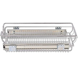 Acheter vidaXL Panier en treillis métallique 2 pcs 300 mm Argenté