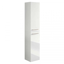 Avis Dansmamaison Meuble lave main 40 cm + miroir + colonne Blanc - PLIMI