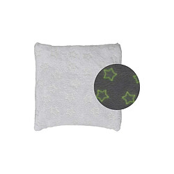 The Home Deco Kids Coussin avec étoiles phosphorescentes 40 cm Gris.