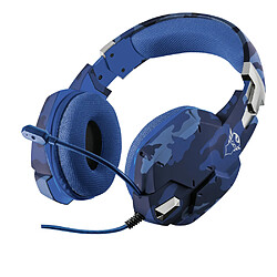 Acheter Trust GXT 322B Carus Casque Avec fil Arceau Jouer Noir, Bleu