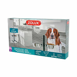 Acheter ZOLUX Support réglable avec 2 bols en inox pour chien 2 bols 1,5 litres.