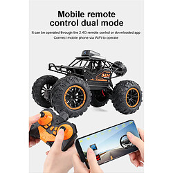 RC voitures télécommande voiture 1:18 Wifi FPV caméra hors route camion, 2WD double Mode contrôle Rock Crawler, 2.4Ghz Hobby camion avec Batteries