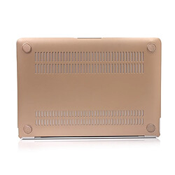 Acheter Wewoo Housse Étui or pour Macbook 12 pouces Metal Texture Series Hard Shell de protection en plastique