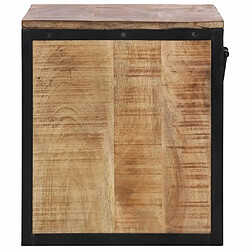 Avis vidaXL Table de chevet 40x35x40 cm bois de manguier massif