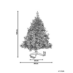 Avis Beliani Sapin de Noël TOMICHI 120 cm Blanc