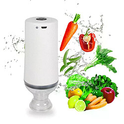 Avis Machine de pompage sous vide Portable, appareil de cuisine pour maintenir les aliments frais compresser accepter sac à moteur (blanc)