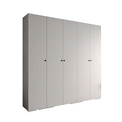 Abiks Meble Armoire Inova 2 À Portes Battantes 236,7/250/47 5 Portes (bianco/nero)