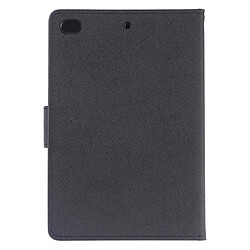 Avis Wewoo Housse Étui Coque en cuir à rabat horizontal FANCY DIARY pour iPad Mini 2019avec porte-cartes et porte-cartesavec porte-monnaie Noir